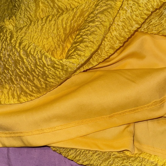 Mock Neck Lantern Sleeve Smock Dress - Picture 5 of 6